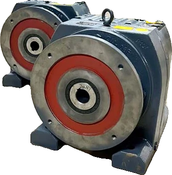 Hộp số giảm tốc tải nặng R – cấu hình gắn motor hoặc góc nhìn thực tế