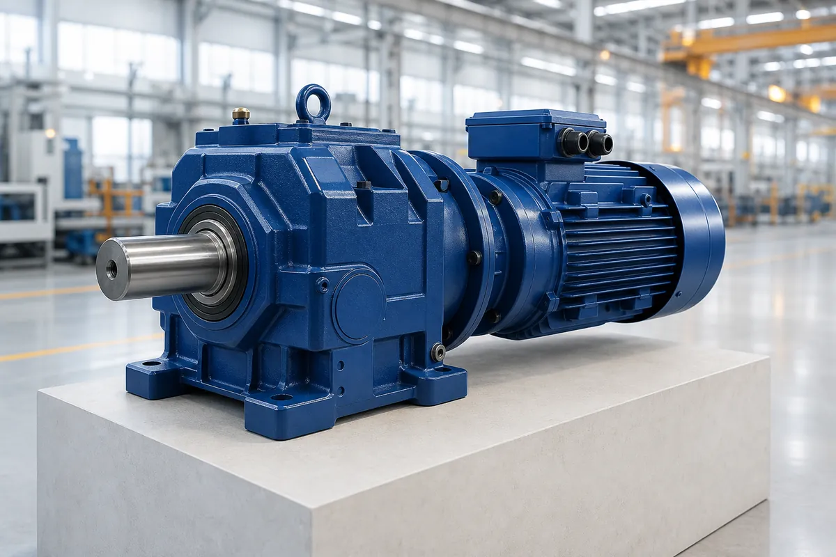 Motor giảm tốc tải nặng trong nhà máy
