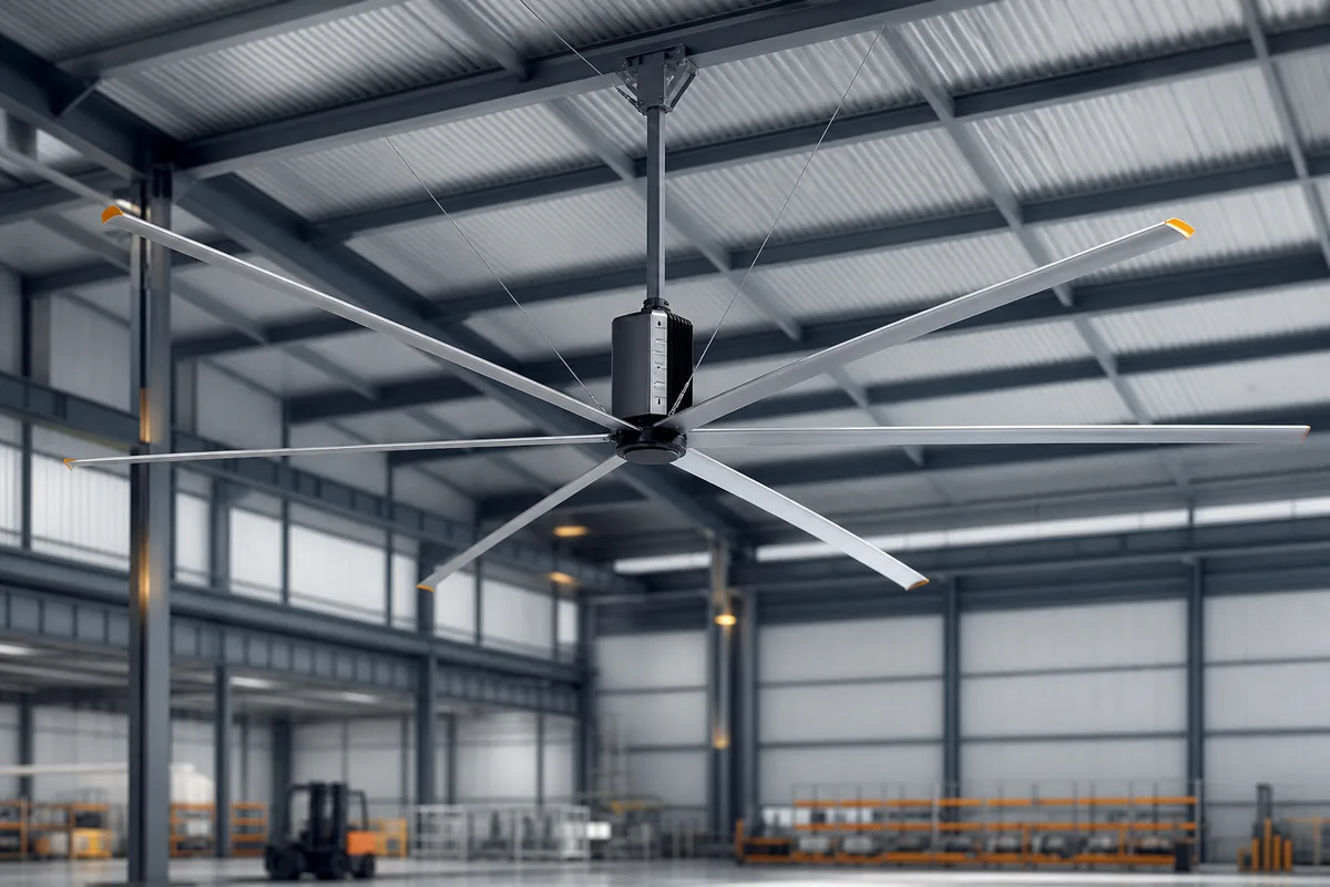 Quạt trần công nghiệp cánh dài HVLS Winston